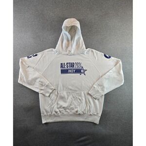 Hiro‎ Clark X NBA Sweatshirt Mens Large Eggshell All-Star French Terry Hoodie
